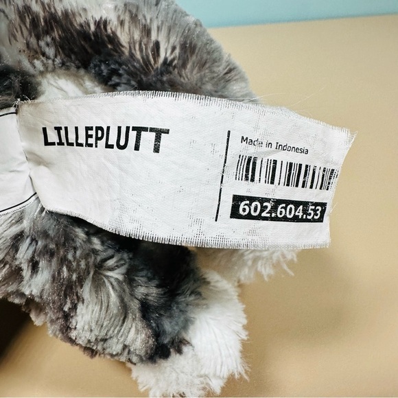 IKEA Kitty Cat  Plush Stuffed Animal Soft Toy Gray White Tabby Lilleplutt 9.5" - Picture 8 of 8